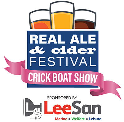 Crick Boat Show real ale and cider festival.