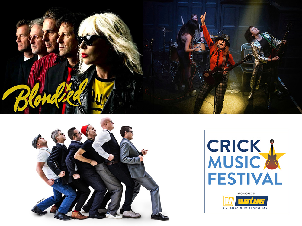 Crick Boat Show Music Festival headliners.